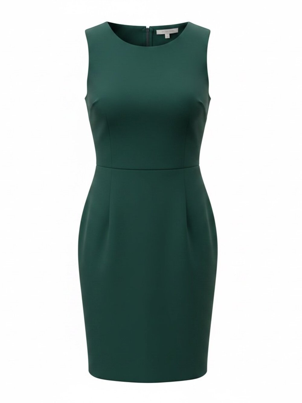 Of Mercer Bedford Sheath Dress - Dark Green - Size 6